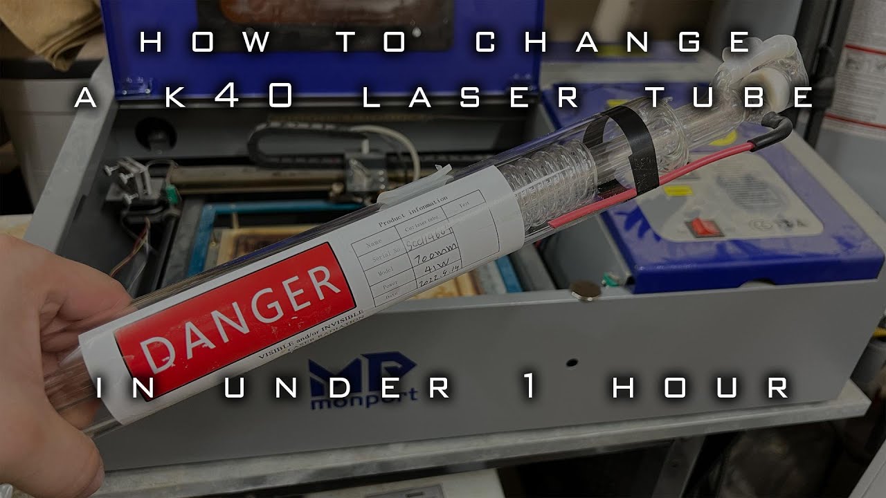 SO EASY – How to change your @monportlaser K40 CO2 Laser Tube