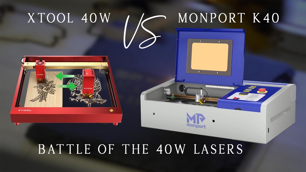 @monportlaser K40 vs @xToollaser 40W: Battle of the 40W lasers