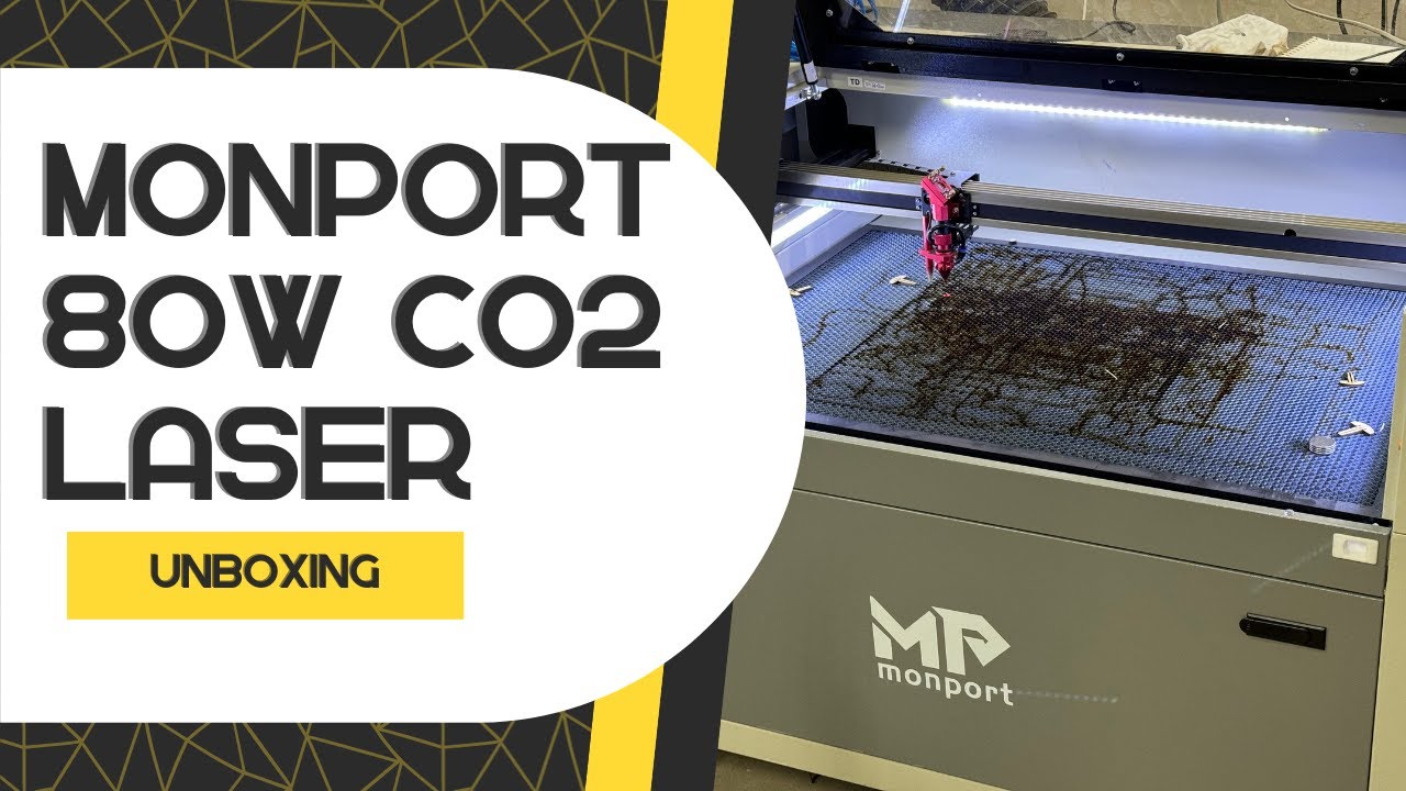 Unboxing the @monportlaser 80W CO2 laser engraver