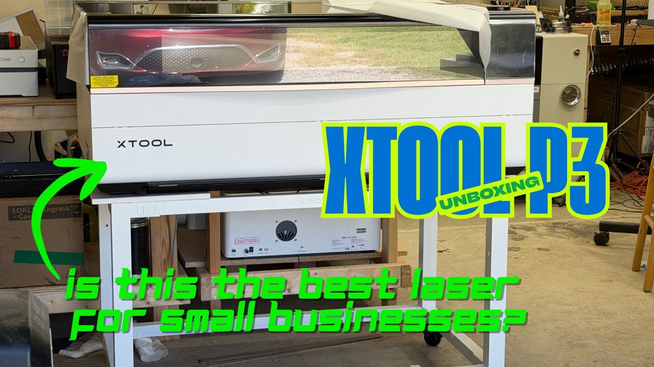 This 80W Laser is Beginner-Friendly?! | xTool P3 Setup & Project