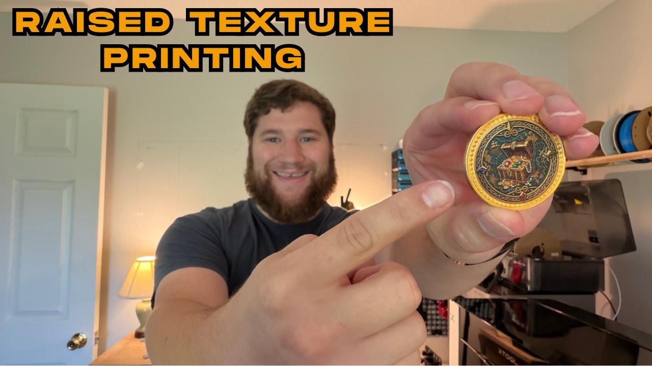 I Made a Two-Sided Raised Texture Challenge Coin on the xTool O1 Omni