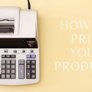 Maker pricing worksheet and calculator used to quote workshop projects
